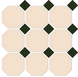 Ottagono Verde Crema